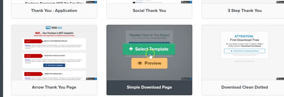 choose a simple download