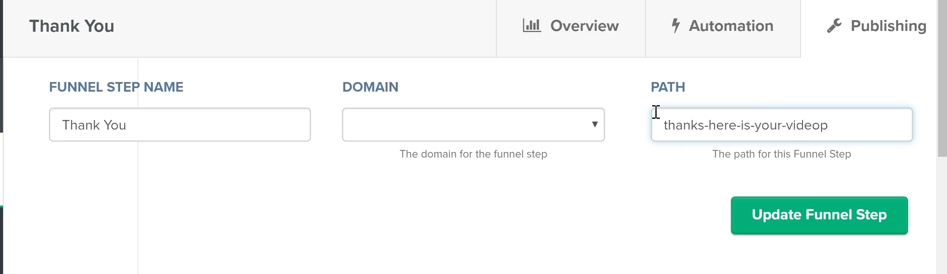 fill in the path section