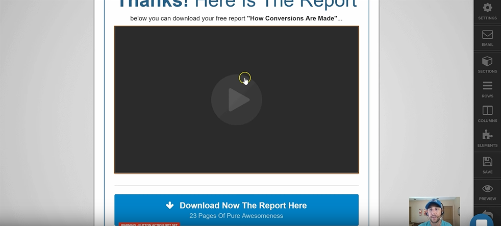 successful embedding of the video